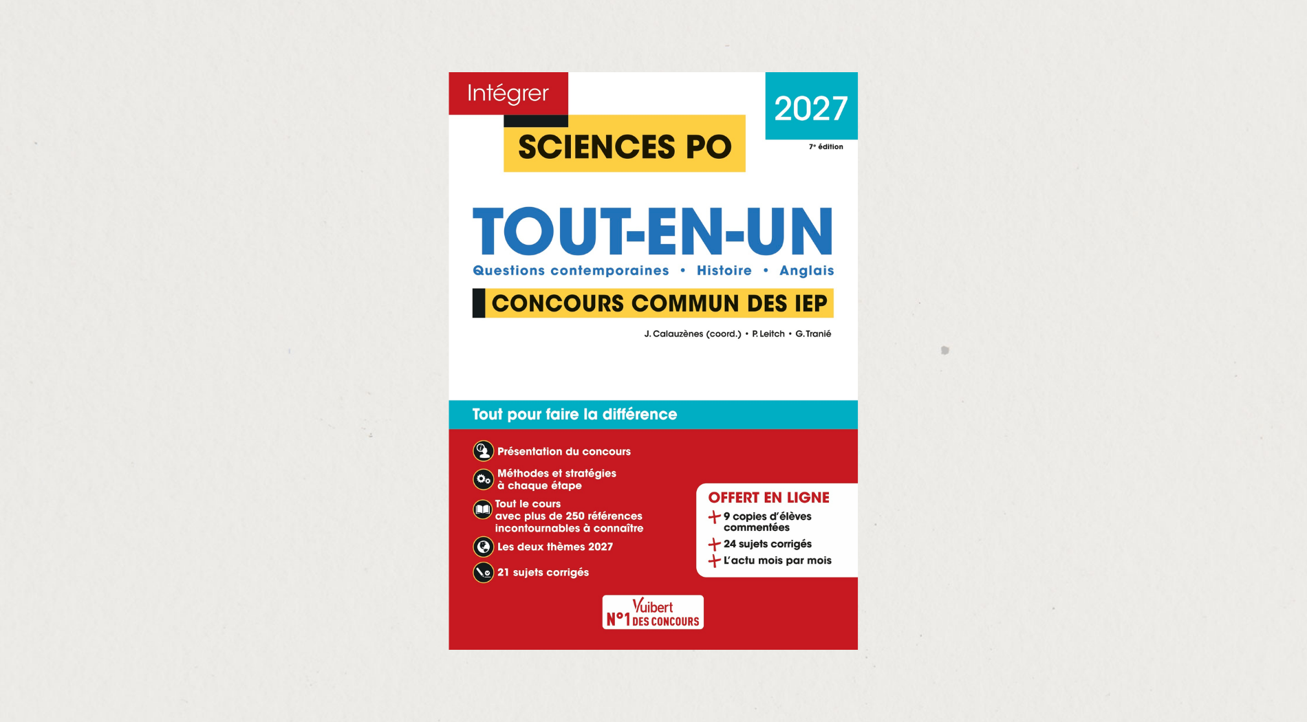 Illustration de l'article Sciences Po - Concours commun des IEP 2027 - Tout-en-un - 7e édition